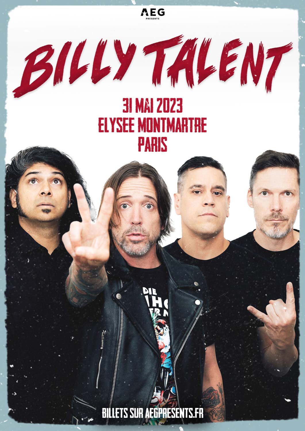 Billy Talent - Concert - Élysée Montmartre - Paris - France - 2023